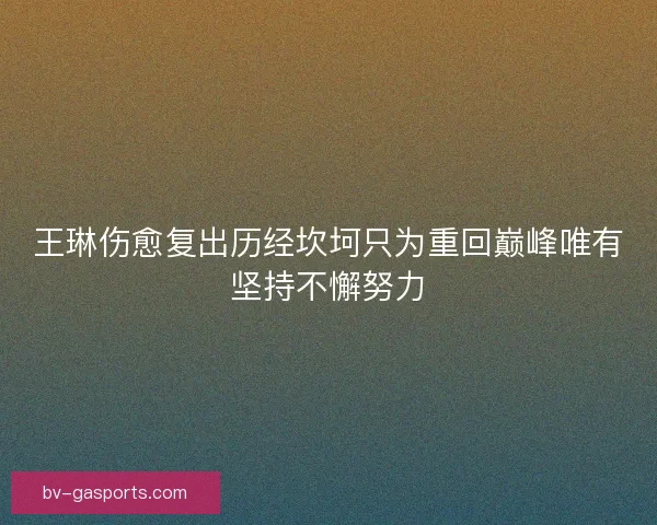 王琳伤愈复出历经坎坷只为重回巅峰唯有坚持不懈努力 王琳伤愈复出历经坎坷只为重回巅峰唯有坚持不懈努力